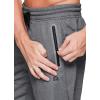imageRBX Active Mens Athletic Performance Quick Dry Breathable Tapered Jogger Sweatpant with PocketsFrench Terry Grey