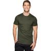 imageRBX Active Mens Athletic Performance Workout Gym Running Short Sleeve Crewneck TShirtGreen Crew
