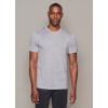 imageRBX Active Mens Athletic Performance Workout Gym Running Short Sleeve Crewneck TShirtHeather Light Grey