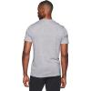 imageRBX Active Mens Athletic Performance Workout Gym Running Short Sleeve Crewneck TShirtHeather Light Grey