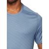 imageRBX Active Mens Athletic Performance Workout Gym Running Short Sleeve Crewneck TShirtMini Grid Light Blue