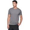 imageRBX Active Mens Athletic Performance Workout Gym Running Short Sleeve Crewneck TShirtShadow Stripe Grey