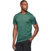 imageRBX Active Mens Athletic Performance Workout Gym Running Short Sleeve Crewneck TShirtShadow Stripe Jasper Green