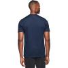 imageRBX Active Mens Athletic Performance Workout Gym Running Short Sleeve Crewneck TShirtShadow Stripe Navy