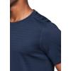 imageRBX Active Mens Athletic Performance Workout Gym Running Short Sleeve Crewneck TShirtShadow Stripe Navy