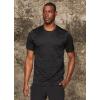 imageRBX Active Mens Athletic Performance Workout Gym Running Short Sleeve Crewneck TShirtSpace Dye Charcoal