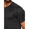 imageRBX Active Mens Athletic Performance Workout Gym Running Short Sleeve Crewneck TShirtSpace Dye Charcoal