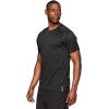 imageRBX Active Mens Athletic Performance Workout Gym Running Short Sleeve Crewneck TShirtSpace Dye Charcoal
