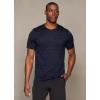 imageRBX Active Mens Athletic Performance Workout Gym Running Short Sleeve Crewneck TShirtSpace Dye Dark Navy