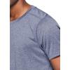 imageRBX Active Mens Athletic Performance Workout Gym Running Short Sleeve Crewneck TShirtXtrain Heather Indigo