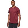 imageRBX Active Mens Athletic Performance Workout Gym Running Short Sleeve Crewneck TShirtXtrain Heather Wine