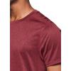 imageRBX Active Mens Athletic Performance Workout Gym Running Short Sleeve Crewneck TShirtXtrain Heather Wine