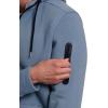 imageRBX Active Mens Fleece Workout Athletic Pullover HoodieColorblock Blue Slate