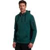 imageRBX Active Mens Fleece Workout Athletic Pullover HoodieColorblock Evergreen