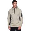 imageRBX Active Mens Fleece Workout Athletic Pullover HoodieColorblock Stone