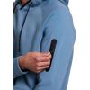 imageRBX Active Mens Fleece Workout Athletic Pullover HoodieElemental Blue Combo