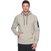 imageRBX Active Mens Fleece Workout Athletic Pullover HoodieStone Combo