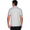 imageRBX Active Mens Golf Shirt Short Sleeve Quick Drying Performance Polo ShirtTonal Geo Light Grey