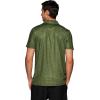 imageRBX Active Mens Golf Shirt Short Sleeve Quick Drying Performance Polo ShirtTonal Geo Olive