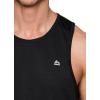 imageRBX Active Mens Lightweight Quick Dry Performance Sleeveless Muscle TeeBlack Shadow Stripe