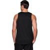 imageRBX Active Mens Lightweight Quick Dry Performance Sleeveless Muscle TeeBlack Shadow Stripe