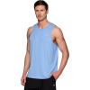 imageRBX Active Mens Lightweight Quick Dry Performance Sleeveless Muscle TeeBlue Shadow Stripe