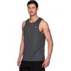 imageRBX Active Mens Lightweight Quick Dry Performance Sleeveless Muscle TeeCharcoal Shadow Stripe