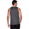 imageRBX Active Mens Lightweight Quick Dry Performance Sleeveless Muscle TeeCharcoal Shadow Stripe