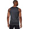 imageRBX Active Mens Lightweight Quick Dry Performance Sleeveless Muscle TeeJacquard Mesh Charcoal