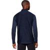 imageRBX Active Mens Performance Lightweight Super Soft Long Sleeve 14 Zip ShirtStriated Navy
