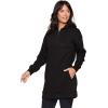 imageRBX Active Womens 14 Zip Fleece Tunic Sweatshirt Dress Mock Neck Sweater Dress with PocketsBlack Heather