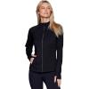imageRBX Active Womens Athletic Breathable Lightweight Zip Up Running Jacket with PocketsBlackzip Pocket