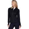 imageRBX Active Womens Athletic Breathable Lightweight Zip Up Running Jacket with PocketsBlackzip Pocket