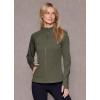 imageRBX Active Womens Athletic Breathable Lightweight Zip Up Running Jacket with PocketsThyme Greenzip Pocket