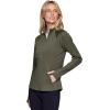 imageRBX Active Womens Athletic Breathable Lightweight Zip Up Running Jacket with PocketsThyme Greenzip Pocket