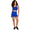 imageRBX Active Womens Athletic Fashion Racerback Seamless Low Impact Workout Sports BraBack Mesh Blue