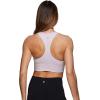 imageRBX Active Womens Athletic Fashion Racerback Seamless Low Impact Workout Sports BraPastel Pink Leopard