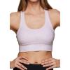 imageRBX Active Womens Athletic Fashion Racerback Seamless Low Impact Workout Sports BraPastel Pink Leopard