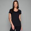 imageRBX Active Womens Athletic Quick Dry Space Dye Short Sleeve Yoga TShirtS21 Peached Black