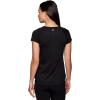 imageRBX Active Womens Athletic Quick Dry Space Dye Short Sleeve Yoga TShirtS21 Peached Black