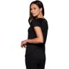 imageRBX Active Womens Athletic Quick Dry Space Dye Short Sleeve Yoga TShirtS21 Peached Black