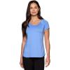 imageRBX Active Womens Athletic Quick Dry Space Dye Short Sleeve Yoga TShirtSpace Dye Capri Blue