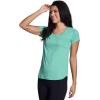 imageRBX Active Womens Athletic Quick Dry Space Dye Short Sleeve Yoga TShirtSpace Dye Seafoam