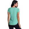 imageRBX Active Womens Athletic Quick Dry Space Dye Short Sleeve Yoga TShirtSpace Dye Seafoam