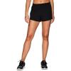 imageRBX Active Womens Athletic Relaxed Fit Quick Dry Stretch Woven Running Short with Inner Attached Brief and PocketsMesh Inset Black