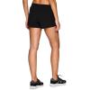 imageRBX Active Womens Athletic Relaxed Fit Quick Dry Stretch Woven Running Short with Inner Attached Brief and PocketsMesh Inset Black