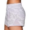 imageRBX Active Womens Athletic Relaxed Fit Quick Dry Stretch Woven Running Short with Inner Attached Brief and PocketsMesh Inset Camo White