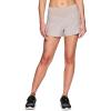 imageRBX Active Womens Athletic Relaxed Fit Quick Dry Stretch Woven Running Short with Inner Attached Brief and PocketsSolid Sand