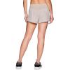 imageRBX Active Womens Athletic Relaxed Fit Quick Dry Stretch Woven Running Short with Inner Attached Brief and PocketsSolid Sand