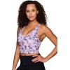 imageRBX Active Womens Bra Top Athletic Yoga Crop Tank Top with Built in Shelf BraDitsy Floral Multi